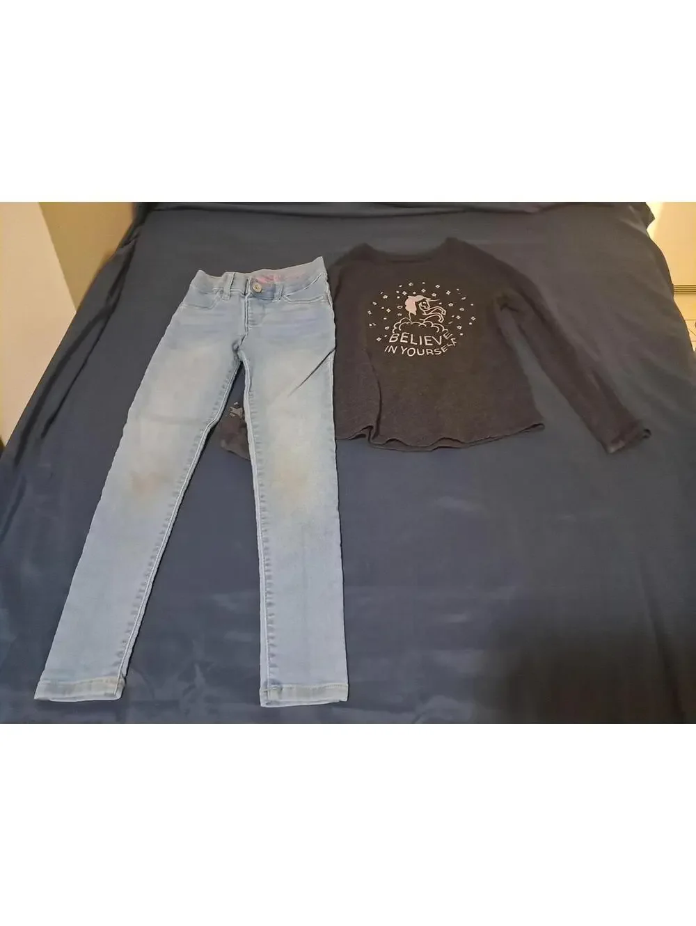 Girls' 2-Piece Set lot‎  Unicorns And Place Jeggings Size 6